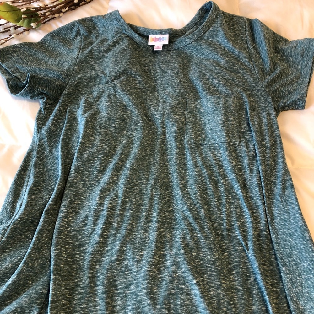 Heathered Teal Lularoe Carly